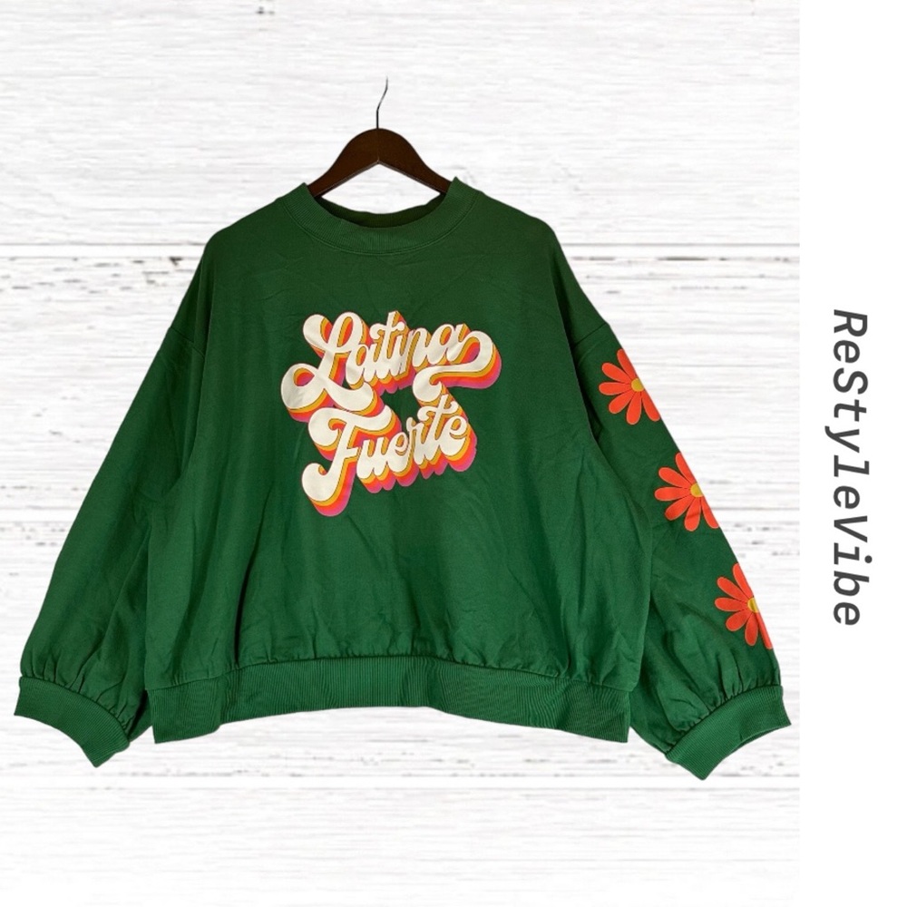 LATINO HERITAGE MONTH X TARGET Women’s Size 2X Sweatshirt Graphic Crew NWT